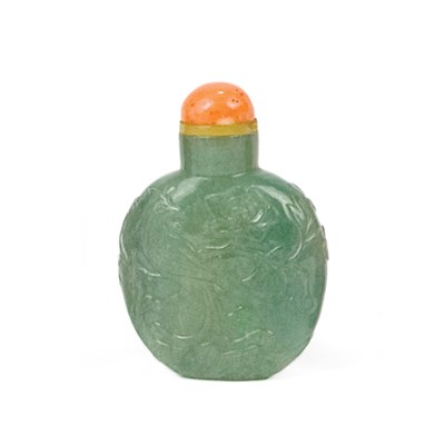 Lot 220 - Chinese Celadon Jadeite Snuff Bottle Second...
