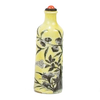 Lot 231 - Chinese Dayazhai Porcelain Snuff Bottle Late...