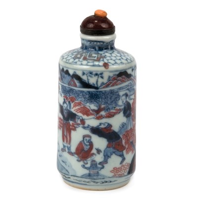 Lot 235 - Chinese Glazed Porcelain Snuff Bottle 19th...