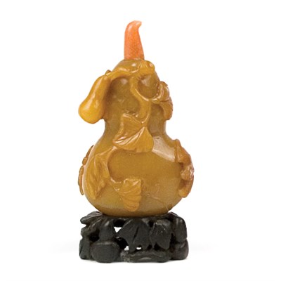 Lot 221 - Chinese Coffee Agate Snuff Bottle 19th Century...
