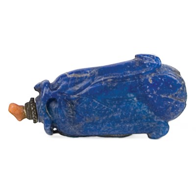 Lot 230 - Chinese Lapis Lazuli Snuff Bottle 19th Century...