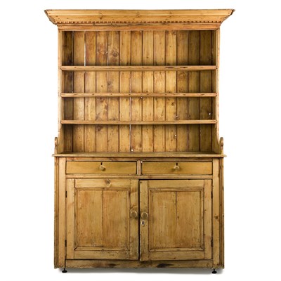 Lot 241 - Irish Pine Hutch Height 7 feet 1 inch, width...