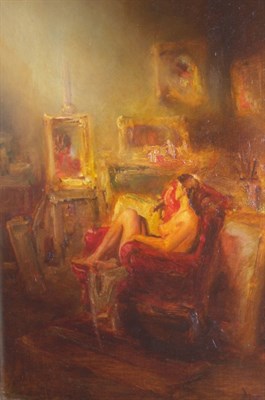 Lot 66 - Buck McCain American, b. 1943 In the Boudoir...