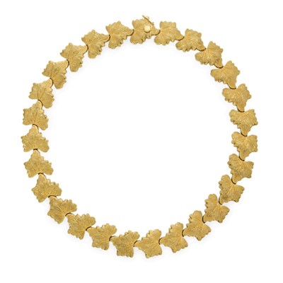 Lot 106 - Gold Leaf Necklace