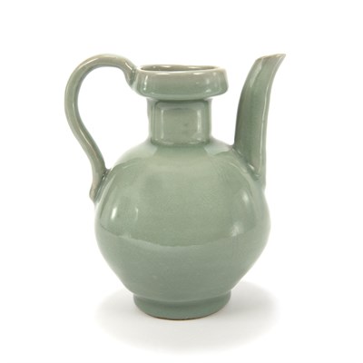 Lot 260 - Chinese Longquan Celadon Ewer Ming Dynasty Of...