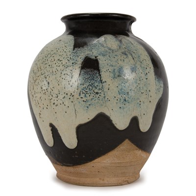Lot 158 - Chinese Phosphatic Glazed Stoneware Jar Tang...