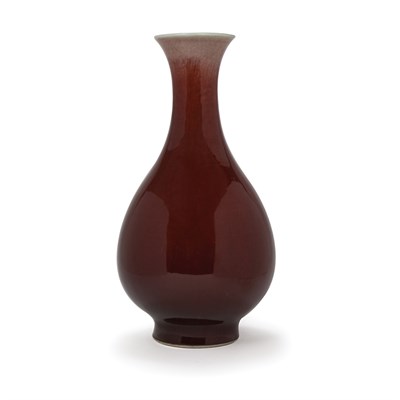 Lot 266 - Chinese Langyao Glazed Porcelain Vase 18th...