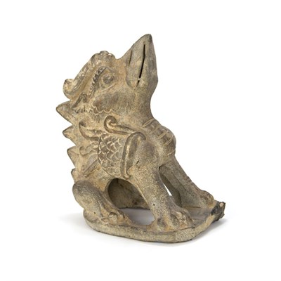 Lot 86 - Chinese Pottery Earth Spirit Six Dynasties...