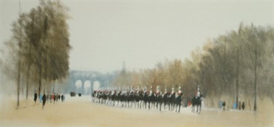 Lot 32 - Anthony Klitz Irish, 1917-2000 Mounted Guards...