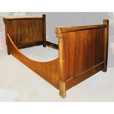 Lot 269 - Empire Mahogany Daybed Length 6 feet 4 inches.