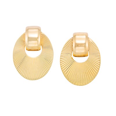 Lot 55 - Pair of Gold Clips, Tiffany & Co.