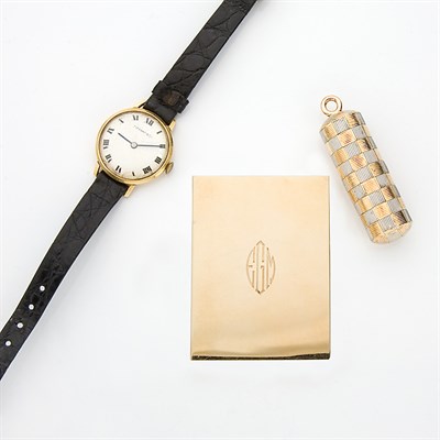 Lot 386 - Group of Gold Items and Wristwatch