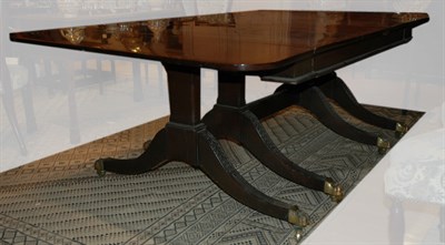 Lot 114 - George III Style Mahogany Drop-Leaf Dining...