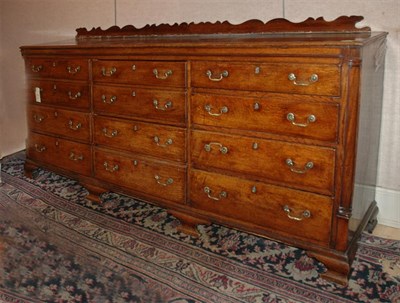 Lot 395 - George III Style Elm Chest Height 45 inches,...