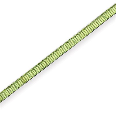 Lot 102 - Peridot Straightline Bracelet