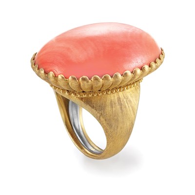 Lot 442 - Gold and Coral Ring, Buccellati