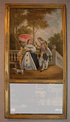 Lot 176 - Charles X Gilt Wood Trumeau Depicting a...