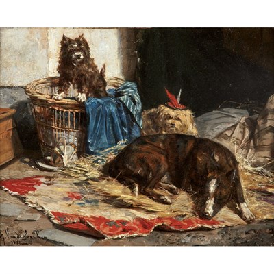 Lot 89 - Charles H. van den Eycken Belgian, 1859-1923...