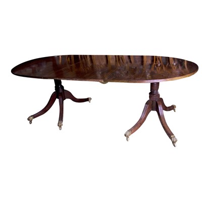 Lot 398 - George III Style Mahogany Double Pedestal...