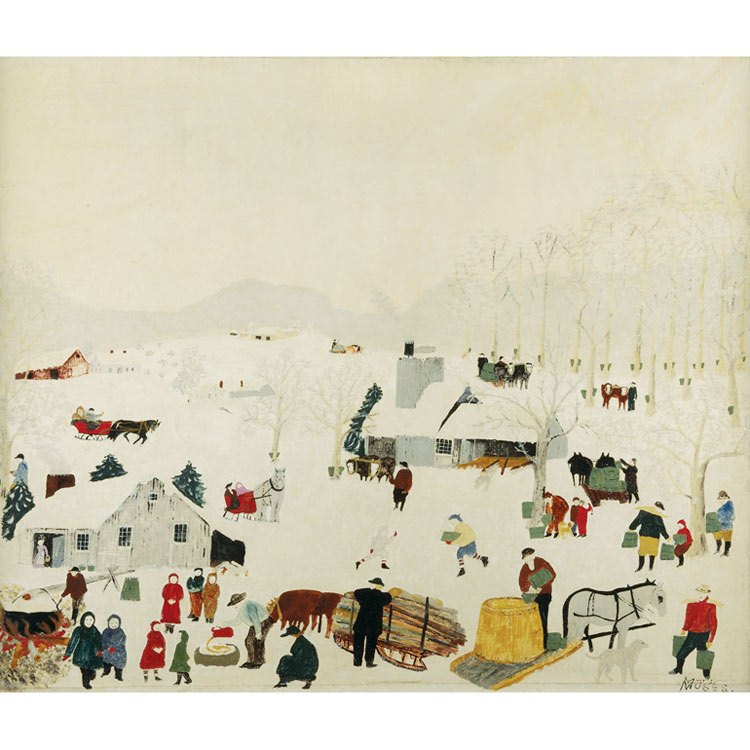 Lot 38 - Grandma (Anna Robertson) Moses American,...