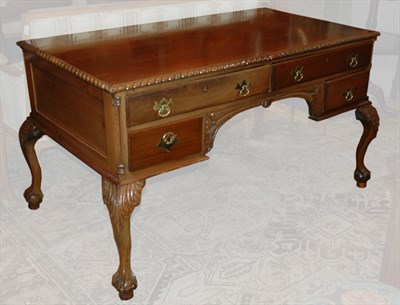 Lot 441 - George III Style Mahogany Partner's Desk...