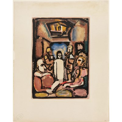 Lot 374 - Georges Rouault LE CHRIST ET LES EXEGETES...