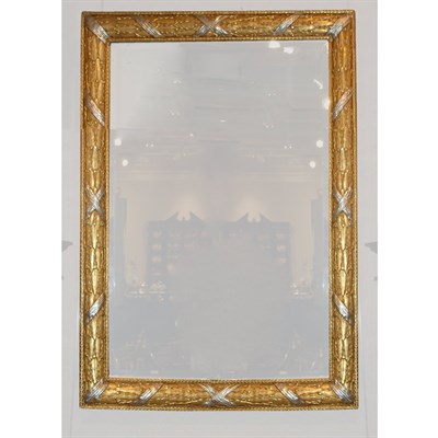 Lot 156 - Neoclassical Style Gilt and Silvered Wood...