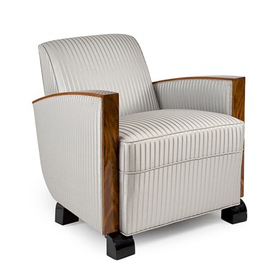 Lot 145 - Art Deco Style Bergere Rosewood, black...