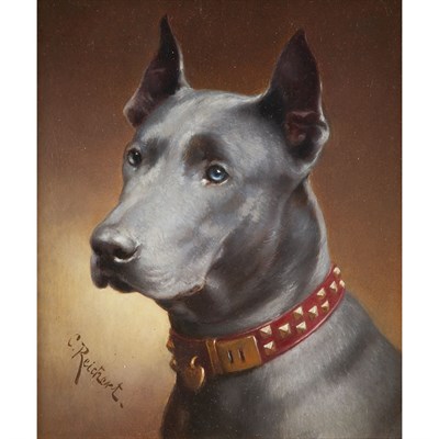 Lot 52 - Carl Reichert Austrian, 1836-1918 Portrait of...
