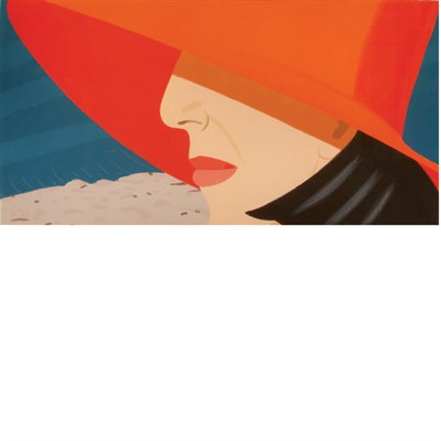 Lot 302 - Alex Katz (b. 1927) ADA WITH ORANGE HAT Color...