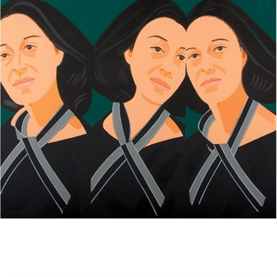 Lot 304 - Alex Katz GREY RIBBON Color screenprint, 1990,...