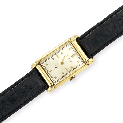 Lot 363 - Gentleman's Gold Wristwatch, Cartier, Movado