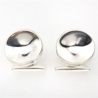 Lot 172 - Pair of Sterling Silver Cufflinks, Georg Jensen