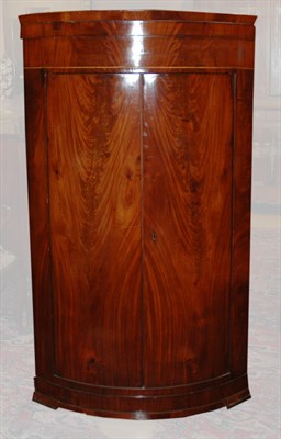 Lot 398 - Empire Style Mahogany Corner Cabinet Height 61...