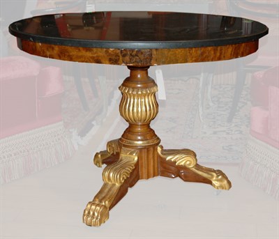 Lot 493 - Neoclassical Style Marble Top Parcel Gilt...