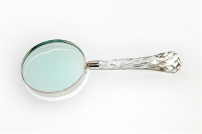Lot 267 - Victorian Style Faceted Glass Handle Magnifier