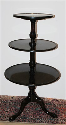 Lot 443 - Queen Anne Style Three-Tier Dumbwaiter Height...