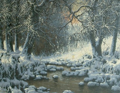 Lot 42 - Laszlo Neogrady Hungarian, 1896-1962 Forest...