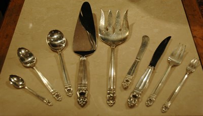 Lot 319 - International Sterling Silver Flatware Service...
