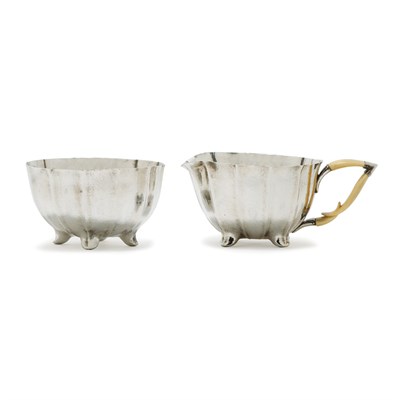 Lot 160 - Josef Hoffman Austrian, 1870-1956 Creamer and...