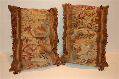 Lot 459 - Two Tapestry Upholstered Throw Pillows