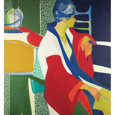 Lot 23 - Tadashi Asoma American, b. 1923 Woman in...
