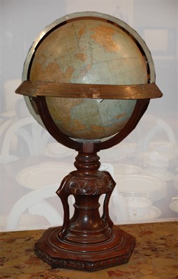 Lot 494 - Late Victorian Table Globe Height 25 inches.