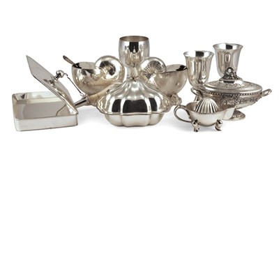 Lot 340 - Group of Silver Plated Articles Including a...