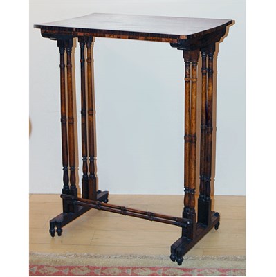 Lot 183 - Nest of Two Regency Rosewood Tables Height of...