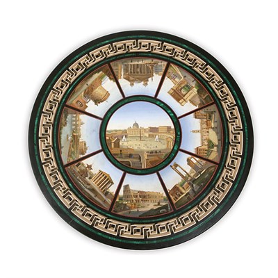 Lot 270 - Micromosaic Table Top Of circular form, the...