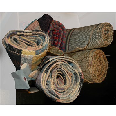 Lot 202 - Group of Eighteen Textiles and Rugs Including...