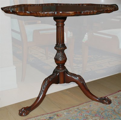 Lot 318 - George III Style Mahogany Dish Top Tea Table...