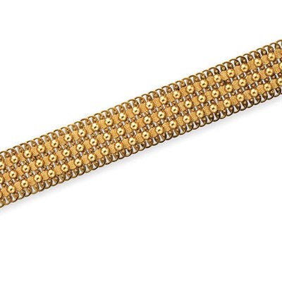 Lot 77 - Wide Gold Bracelet