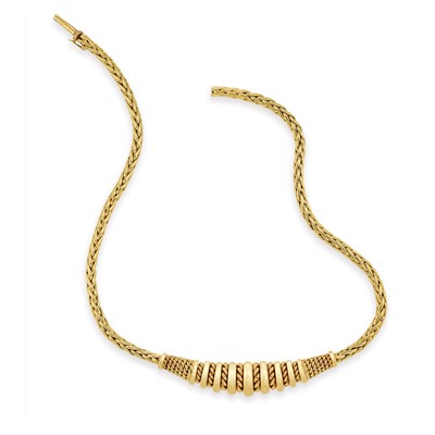 Lot 437 - Gold Necklace, Sterle